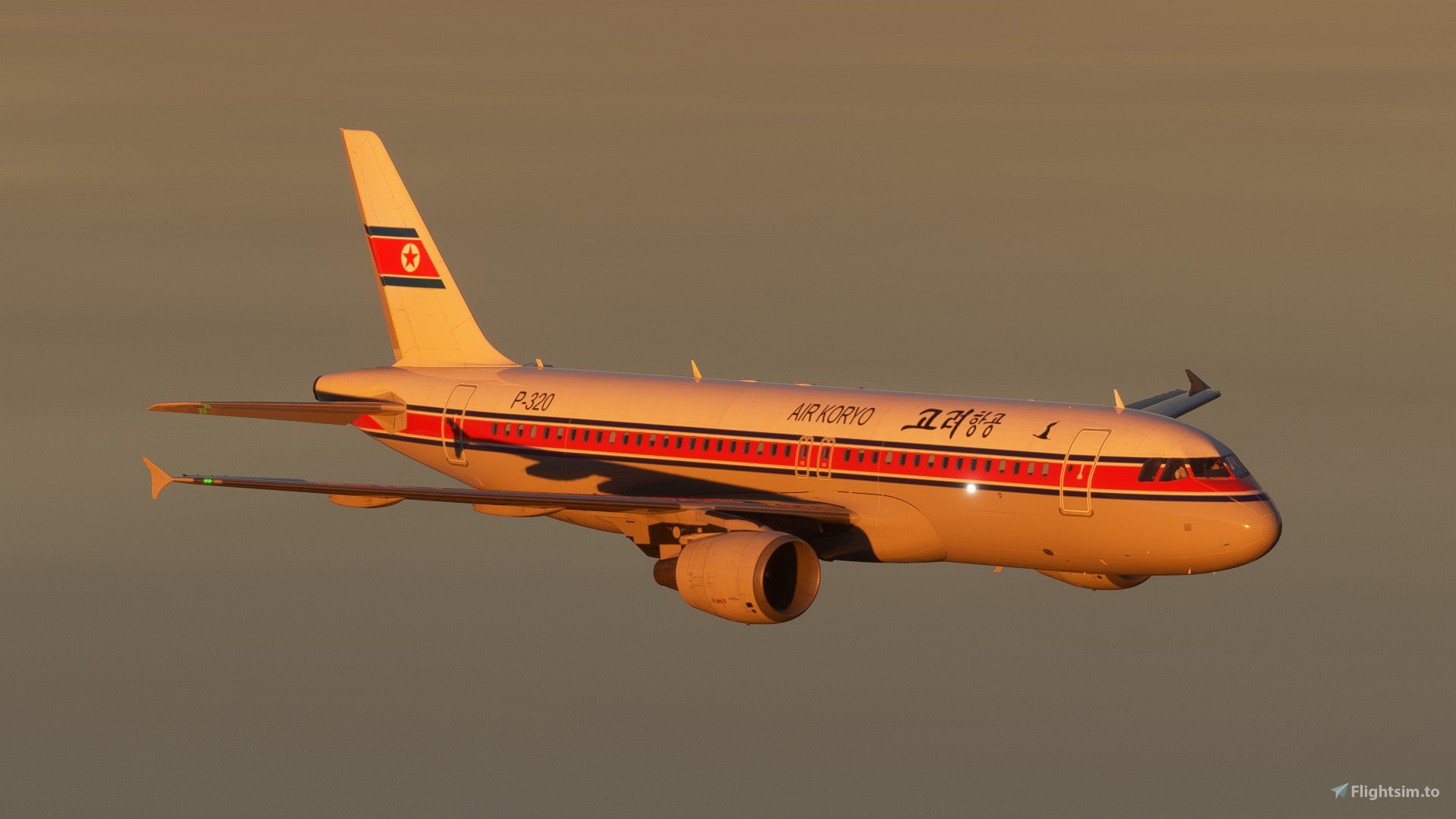 Air Koryo a320 fenix fictional для Microsoft Flight Simulator